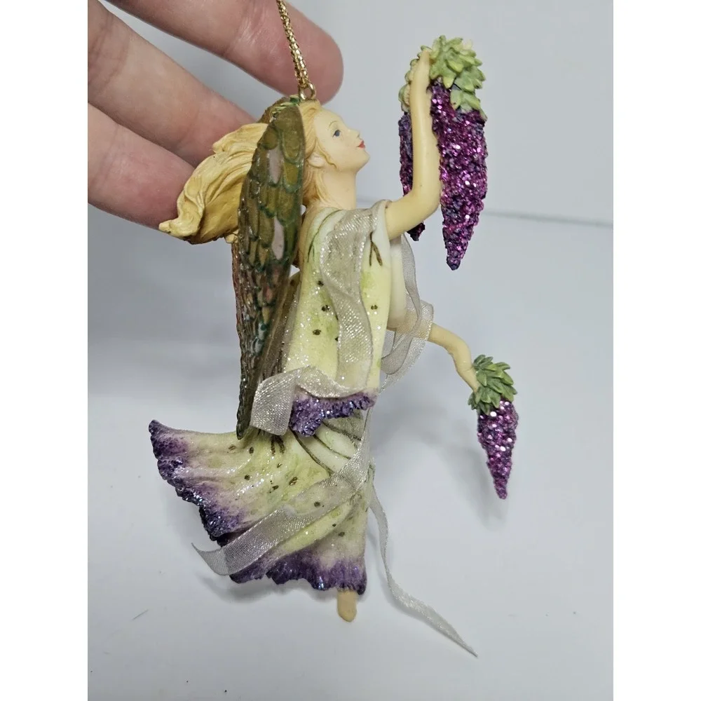 Ashton Drake Wisteria Daydream Angels Glowing Garden Heirloom Fairy Ornament